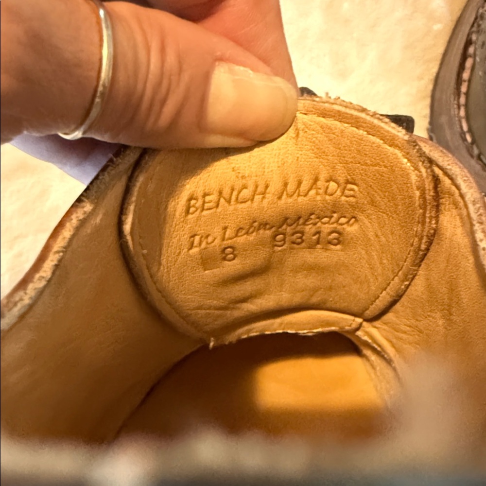 BED|STU Brown and Black Leather Oxfords - Picture 9 of 9